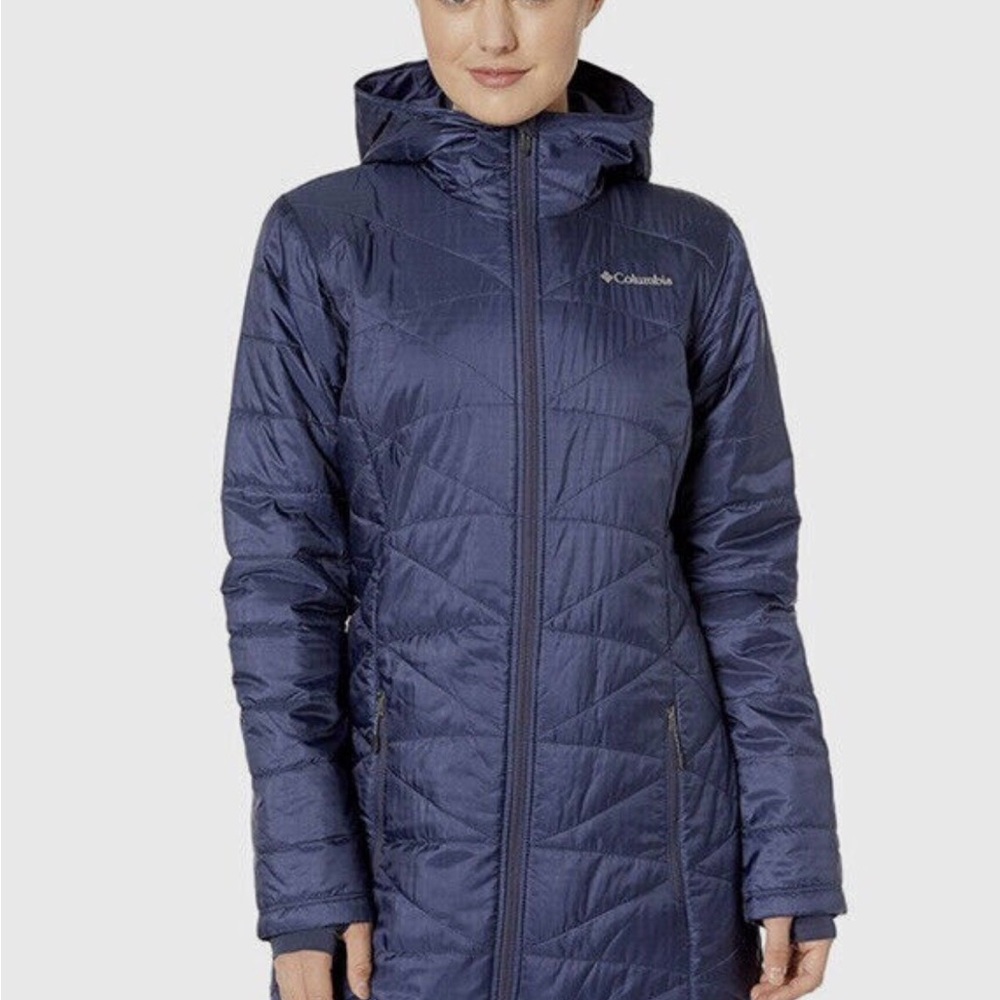 Columbia Women's Navy Quilted Puffer Coat